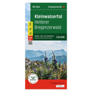 Kleinwalsertal, Lech og Damüls – turkart 1:35 000 (vannfast) – forside