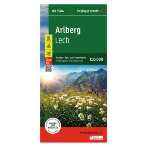 Arlberg, Lech, St. Anton og Verwall – turkart 1:35 000 (vannfast) – forside