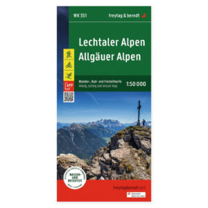 Lechtaler Alpene og Allgäuer Alpene – turkart 1:50 000 (vannfast) – forside