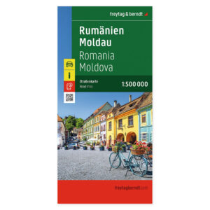 Romania og Moldova – veikart (flerspråklig) – forside
