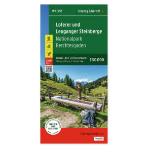 Loferer og Leoganger Steinberge – turkart 1:50 000 (vannfast) – forside