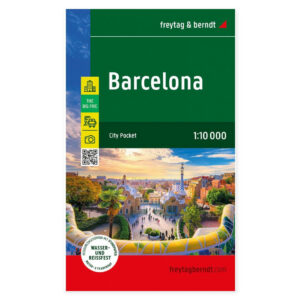 Veikart over Barcelona fra freytag & berndt
