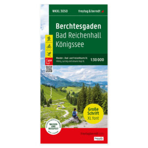 Turkart over Berchtesgaden fra freytag & berndt