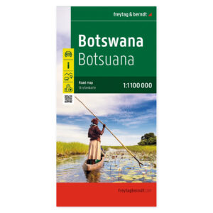 Freytag & Berndt veikart over Botswana i målestokk 1:1 100 000.