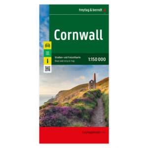 Veikart over Cornwall fra freytag & berndt
