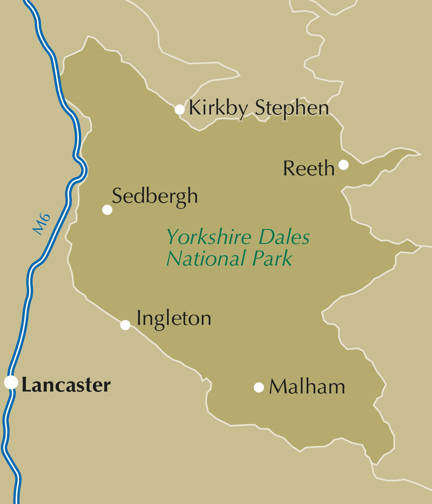 Cycling in the Yorkshire Dales – bla i boken