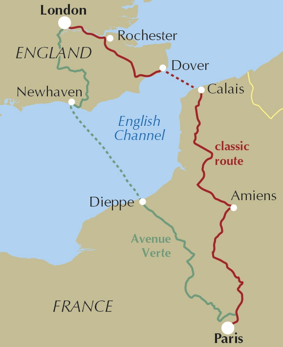 Cycling London to Paris – bla i boken
