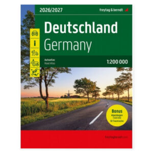 Forside av Deutschland Autoatlas 1:200 000 (2026–2027) fra Freytag & Berndt