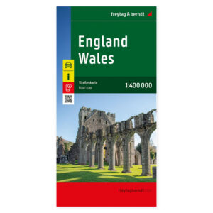 Veikart over England og Wales fra freytag & berndt