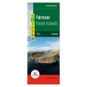 Veikart over Færøyene fra freytag & berndt
