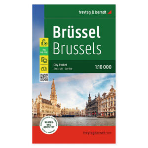 Brussel – bykart (vannfast, lommeformat) – forside