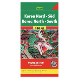 Nord- og Sør-Korea – veikart (flerspråklig) – forside