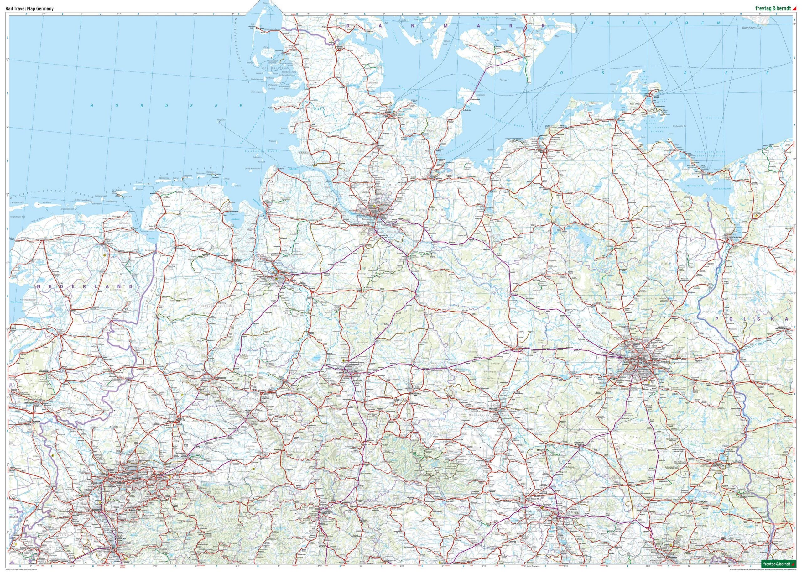 Tyskland – jernbanekart – innholdseksempel 2