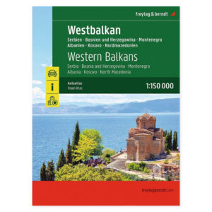 Vest-Balkan – veiatlas (flerspråklig) – forside