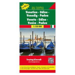 Veneto, Udine, Venezia og Padova – veikart (flerspråklig) – forside