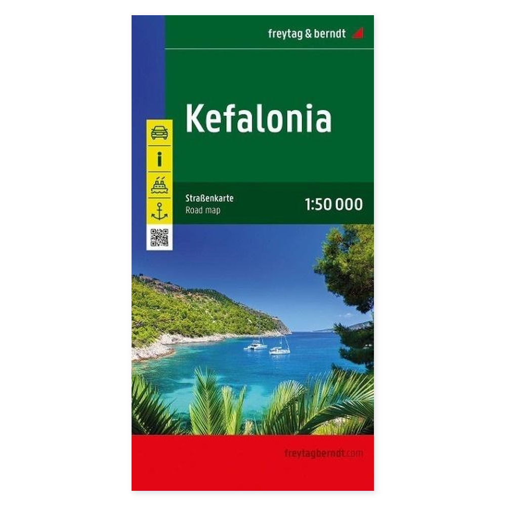 Kefalonia og Ithaka – veikart (flerspråklig) – forside