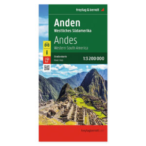 Andes og vestlige Sør-Amerika – veikart (flerspråklig) – forside