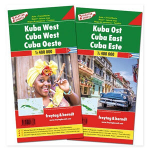 Cuba vest og øst – veikartsett (flerspråklig) – forside