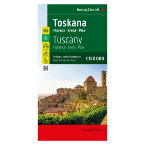 Veikart over Toscana fra freytag & berndt