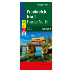 Forside av Nord-Frankrike veikart 1:500 000