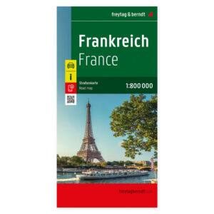 Forside av Frankrike veikart 1:800 000