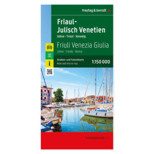 Veikart over Friaul-Julisch Venetien og Venezia fra freytag & berndt