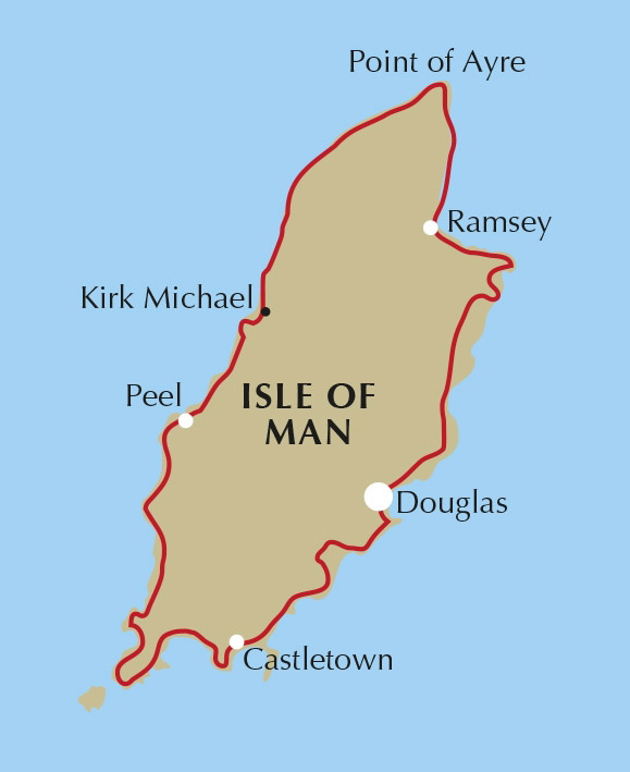 Isle of Man Coastal Path – bla i boken
