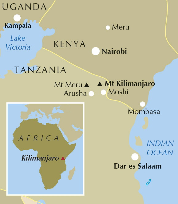 Kilimanjaro – bla i boken