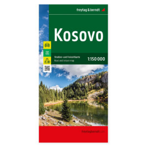 Veikart over Kosovo fra freytag & berndt