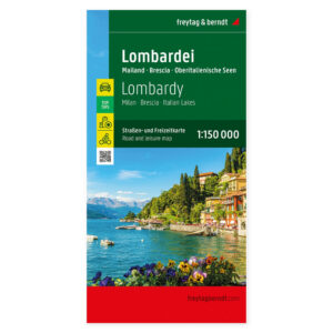 Veikart over Lombardia fra freytag & berndt