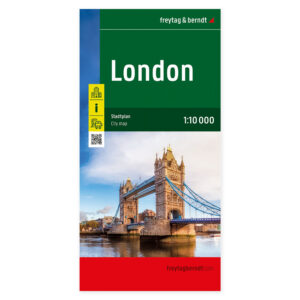 Veikart over London fra freytag & berndt