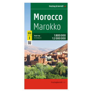 Forsiden av Marokko veikart fra freytag & berndt