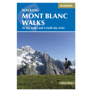 Forside fra Cicerone-guiden Mont Blanc Walks