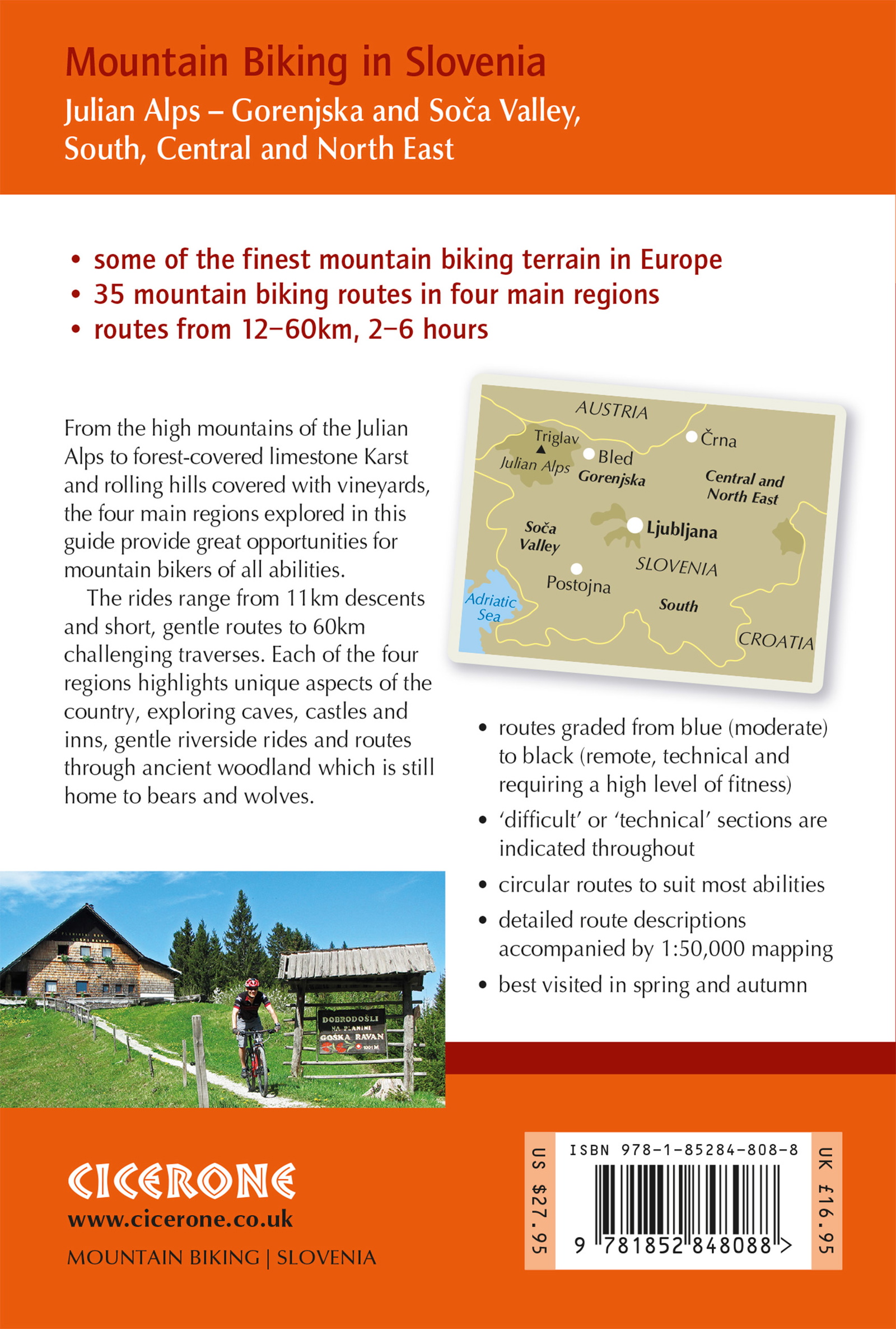 Bakside av Mountain Biking in Slovenia