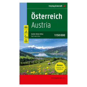 Stor bilatlas over Østerrike fra freytag & berndt