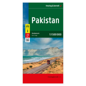 Veikart over Pakistan fra freytag & berndt