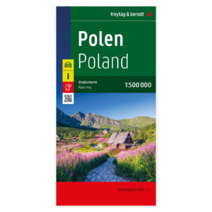 Veikart over Polen fra freytag & berndt