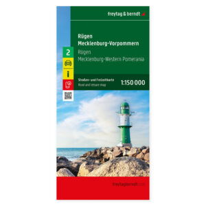 Veikart over Rügen og Mecklenburg-Vorpommern fra freytag & berndt