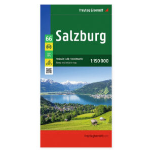 Freytag & Berndt vei- og fritidskart over Salzburg i Østerrike.