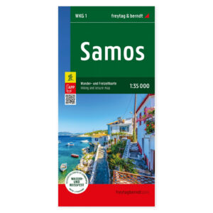 Turkart over Samos fra freytag & berndt
