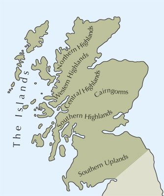 Scotland – bla i boken