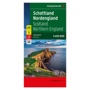 Veikart over Skottland og Nord-England fra freytag & berndt