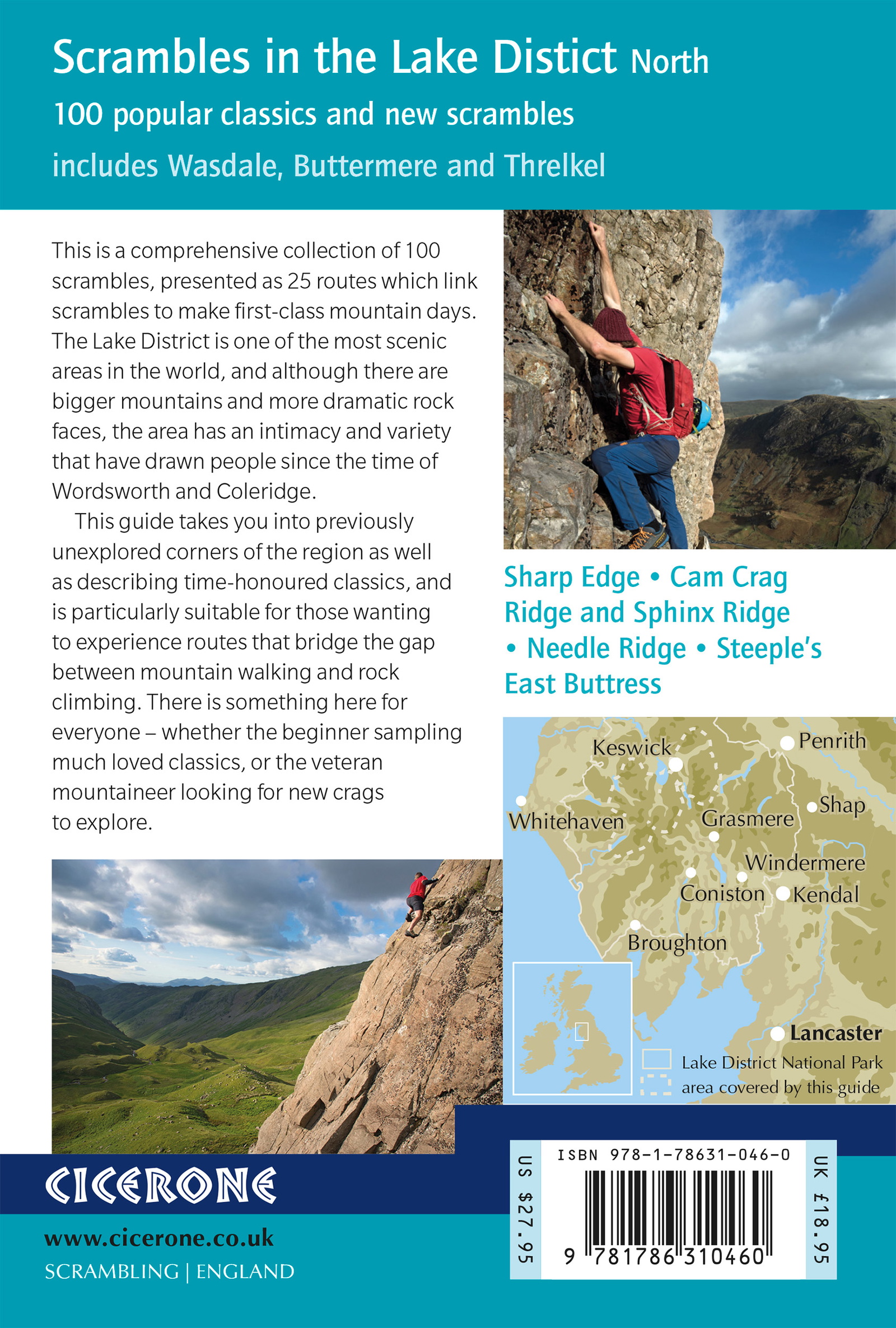 Bakside av Scrambles in the Lake District - North