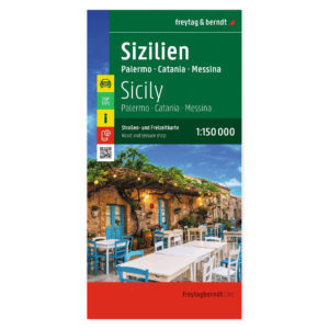 Forsiden av Sicilia veikart fra freytag & berndt