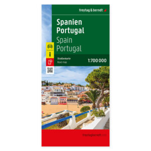 Forside av Spania og Portugal veikart 1:700 000