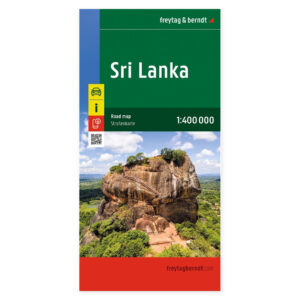 Vei- og reisekart over Sri Lanka i målestokk 1:500 000