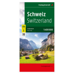 Veikart over Sveits fra freytag & berndt