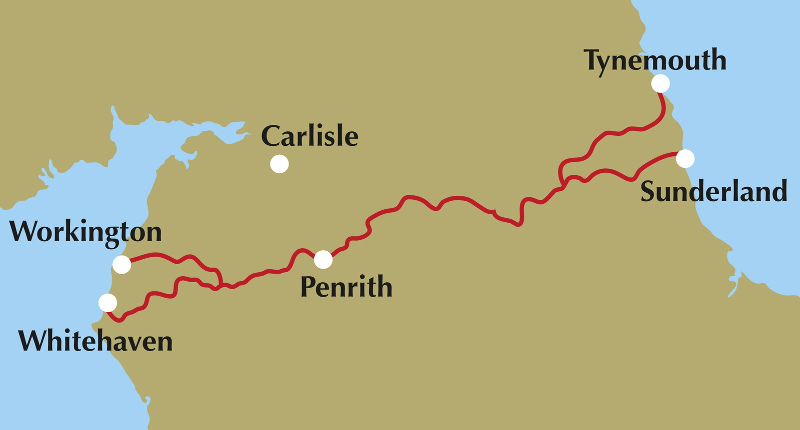The Coast to Coast Cycle Route – book preview