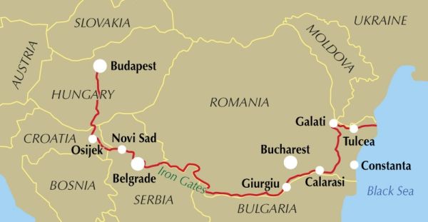 The Danube Cycleway Volume 2 – bla i boken