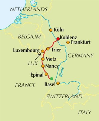 The Moselle Cycle Route – book preview